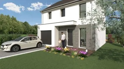 Projet de construction d'une maison 88 m² avec terrain à SAINT-BRANDAN (22)