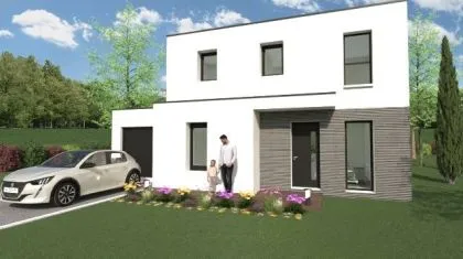 Projet de construction d'une maison 102 m² avec terrain à SAINT-BRANDAN (22)