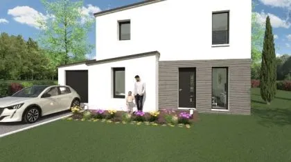 Projet de construction d'une maison 102 m² avec terrain à SAINT-THURIAL (35)