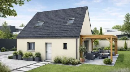 photo Projet de construction d'une maison 86.8 m² avec terrain à PIERRES (28) à Pierres