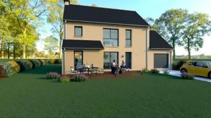 Projet de construction d'une maison 121 m² avec terrain à SAINT-REMY-DU-PLAIN (35)