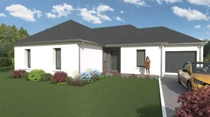 Projet de construction d'une maison 96 m² avec terrain à LA MEZIERE (35)
