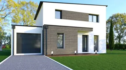 Projet de construction d'une maison 102.83 m² avec terrain à SAINT-DOMINEUC (35)