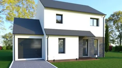 Projet de construction d'une maison 107.52 m² avec terrain à BEAUCE (35)