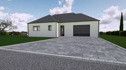 Projet de construction d'une maison 132.27 m² avec terrain à ESSE (35)