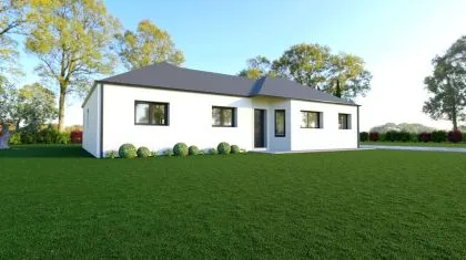 Projet de construction d'une maison 120.63 m² avec terrain à ESSE (35)