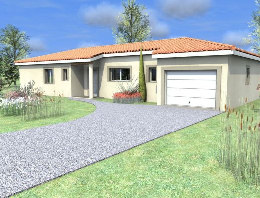 image de Projet de construction d'une maison 90 m² avec terrain à MONTANAY (69)