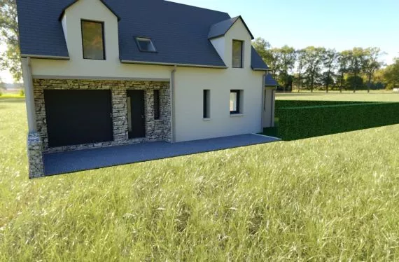 Photo maison 105 m²<br>sur terrain 301 m²