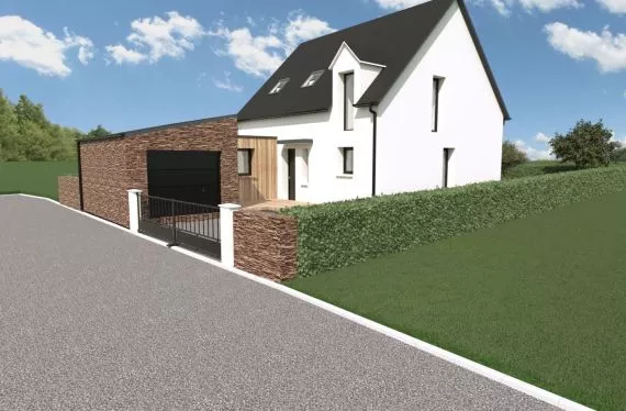 Photo maison 108 m²<br>sur terrain 275 m²