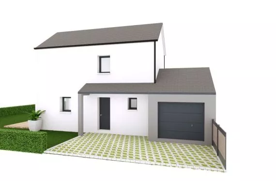 Photo maison 97 m²<br>sur terrain 405 m²