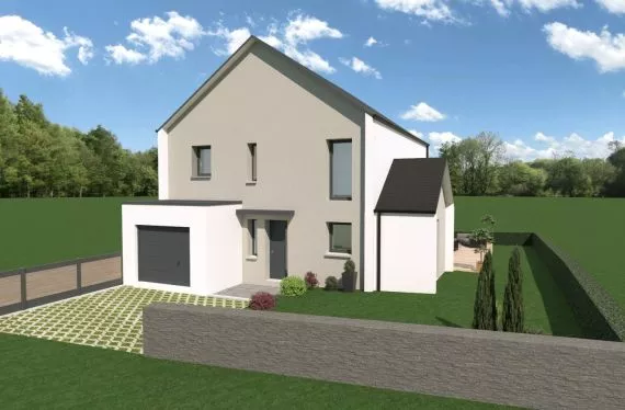 Photo maison 138 m²<br>sur terrain 340 m²