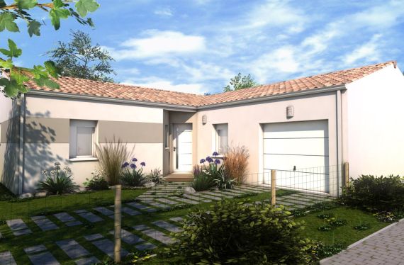 Photo maison 91 m²<br>sur terrain 471 m²