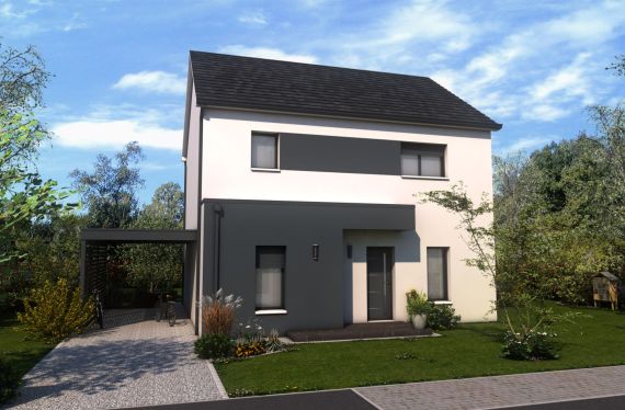 Photo maison 121 m²<br>sur terrain 309 m²