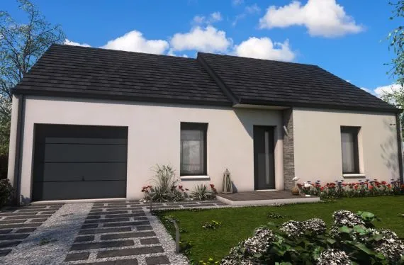 Photo maison 66 m²<br>sur terrain 350 m²