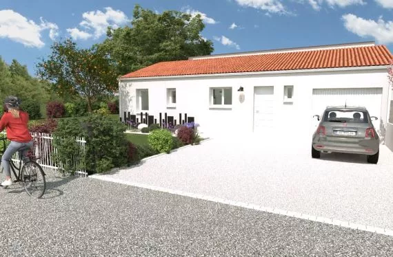 Photo maison 78 m²<br>sur terrain 319 m²