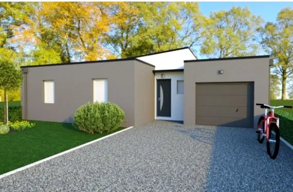 Photo maison 86 m²<br>sur terrain 541 m²