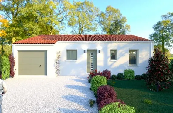 Photo maison 81 m²<br>sur terrain 479 m²