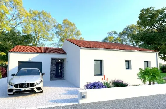 Photo maison 104 m²<br>sur terrain 796 m²