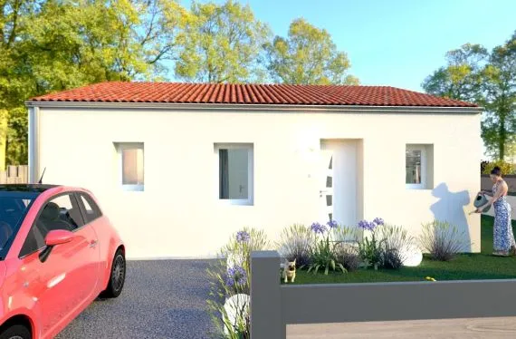 Photo maison 62 m²<br>sur terrain 265 m²