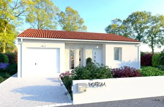 Photo maison 69 m²<br>sur terrain 444 m²