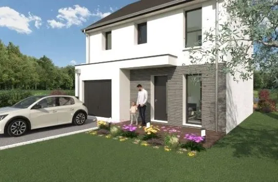 Photo maison 88 m²<br>sur terrain 285 m²