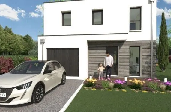 Photo maison 88 m²<br>sur terrain 504 m²