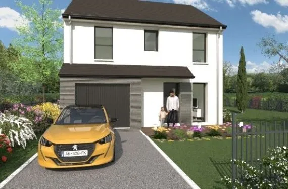 Photo maison 88 m²<br>sur terrain 409 m²