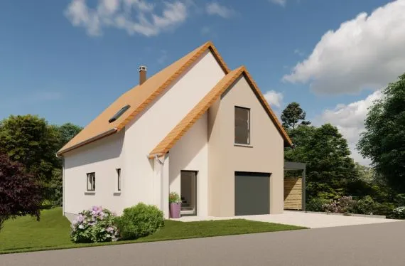 Maison 111 m² sur terrain 448 m²