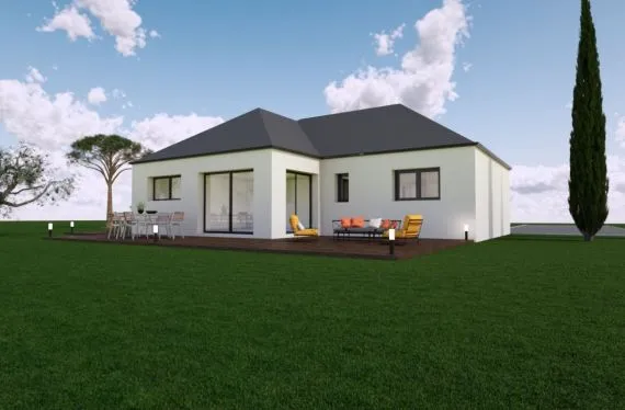 Photo maison 115 m²<br>sur terrain 361 m²