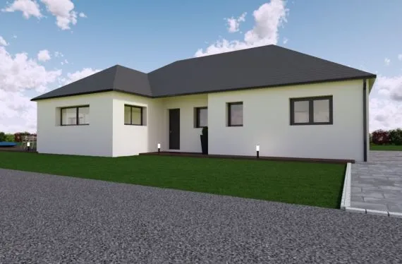 Photo maison 144 m²<br>sur terrain 300 m²