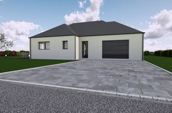 Photo maison 132 m²<br>sur terrain 563 m²