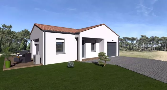 Image d'une maison 2 chambres de 76 m² à GIVRAND (85)