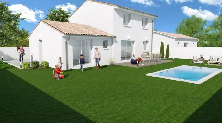 Projet de construction d'une maison 84 m² avec terrain à COURSAN (11)