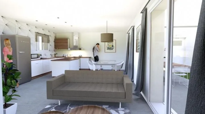 Projet de construction d'une maison 85 m² avec terrain à LAUDUN-L'ARDOISE (30)