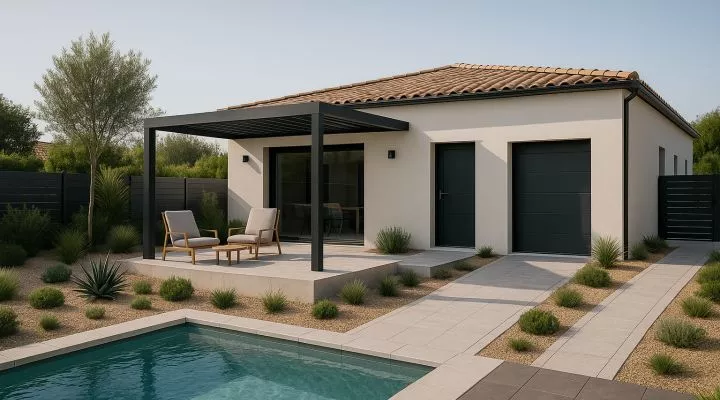 villa neuve 82 m² avec terrain à CAUMONT-SUR-DURANCE (84)