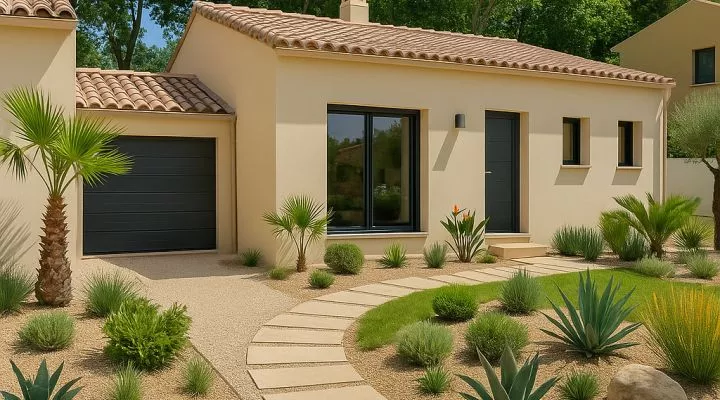 Projet de construction d'une maison 82 m² avec terrain à SAINT-VICTOR-LA-COSTE (30)