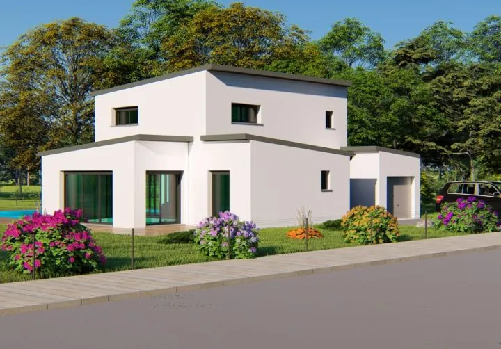 image tm Projet de construction d'une maison 137.46 m² avec terrain à LE TRONCHET (35)