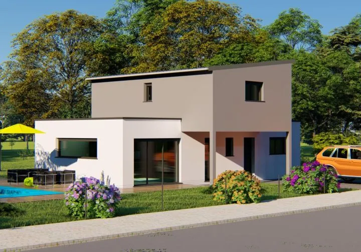 image tm Projet de construction d'une maison 115.4 m² avec terrain à LE TRONCHET (35)