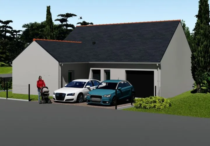 image tm Projet de construction d'une maison 107.89 m² avec terrain à LE TRONCHET (35)