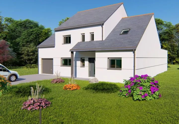 image tm Projet de construction d'une maison 152.79 m² avec terrain à LE TRONCHET (35)