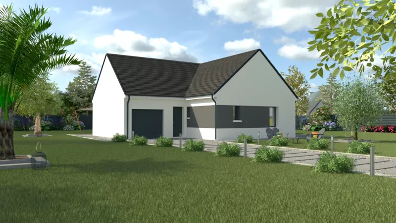 image tm Projet de construction d'une maison 80 m² avec terrain à PLOZEVET (29)