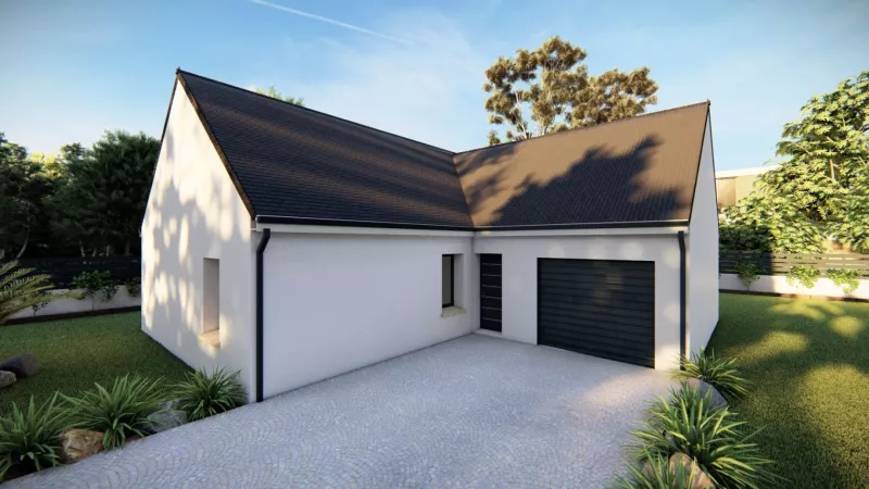 image tm Projet de construction d'une maison 100 m² avec terrain à GOUEZEC (29)