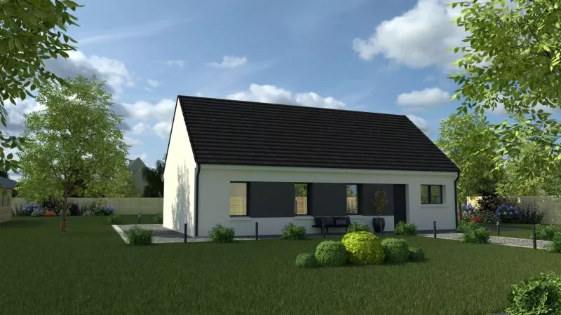 image tm Projet de construction d'une maison 80.3 m² avec terrain à TREGUNC (29)