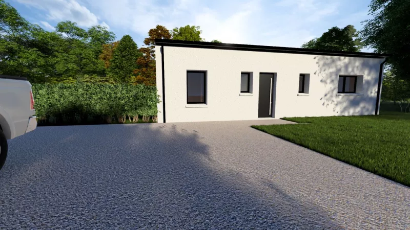 image tm Projet de construction d'une maison 75 m² avec terrain à CAST (29)