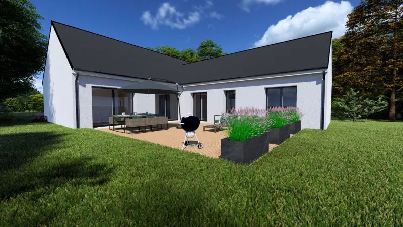 image tm Projet de construction d'une maison 119 m² avec terrain à MORAND (37)