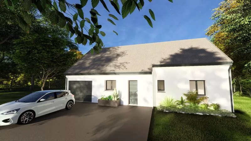 image tm Projet de construction d'une maison 95 m² avec terrain à MORAND (37)