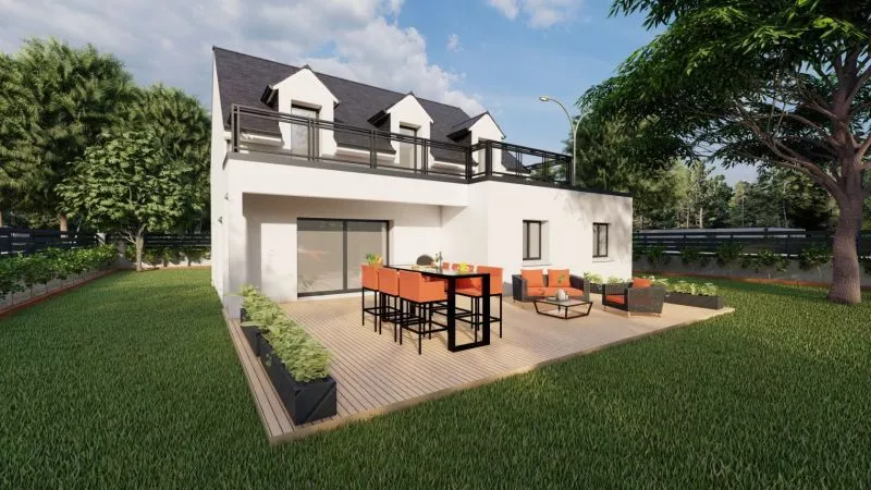 image tm Projet de construction d'une maison 126 m² avec terrain à MORAND (37)