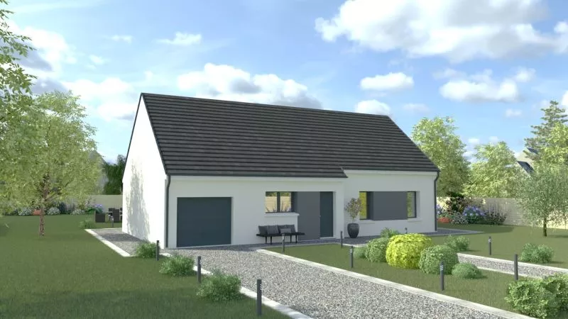 image tm Projet de construction d'une maison 100.45 m² avec terrain à SARAN (45)