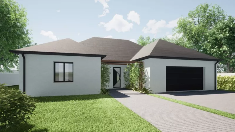 image tm Projet de construction d'une maison 124.35 m² avec terrain à NEUVILLE-AUX-BOIS (45)