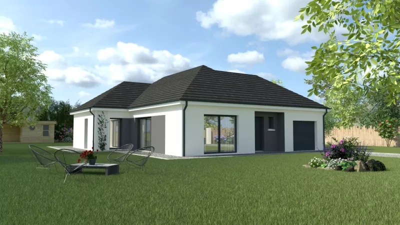 image tm Projet de construction d'une maison 99.12 m² avec terrain à FAY-AUX-LOGES (45)